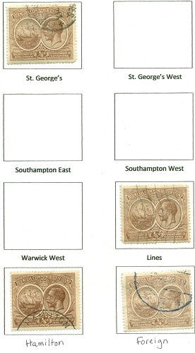 KGV & KGVI Cancels 1920 Tercentenary KGX 02