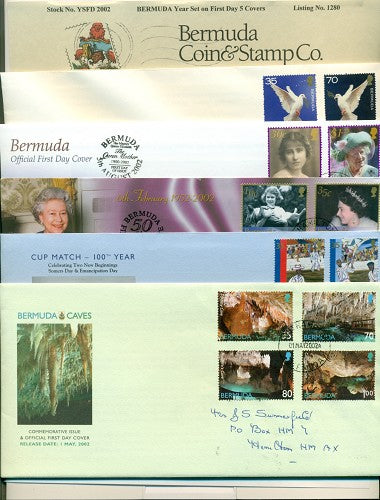 Year Set 2002 on FDC