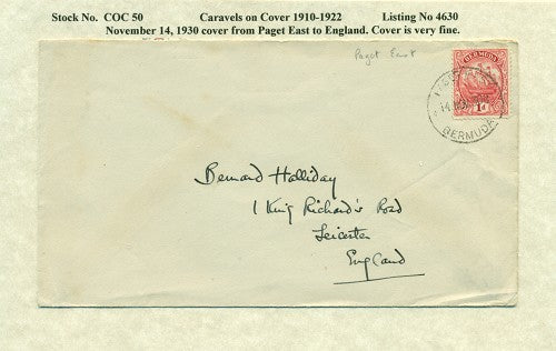 Caravels on Cover 1910-22, 50
