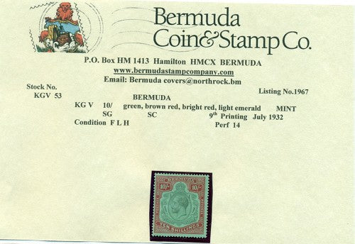 10/-  9th printing Aug 1932 - FLH