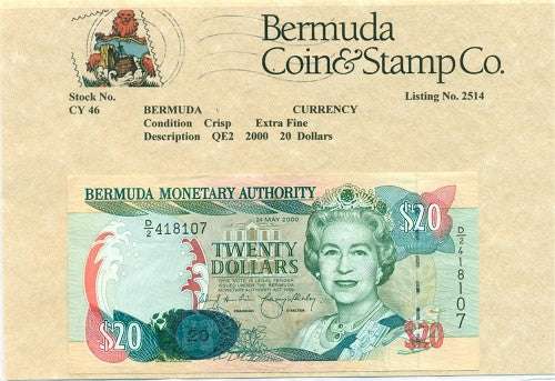 QE2   2000 $20.00 Note