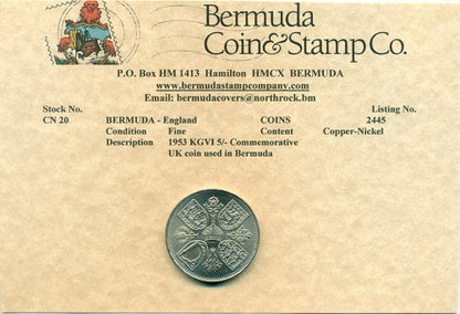 1953 KGVI Commemorative 5/-