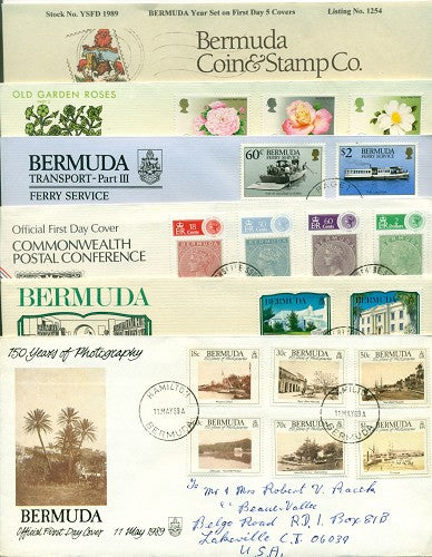 Year Set 1989 on FDC