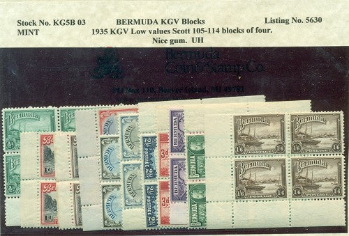 Block of KGV low values KG5B 03