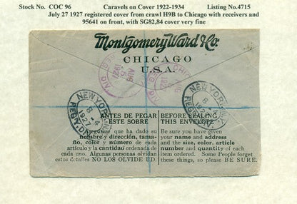 Caravels on Cover 1910-22, 96