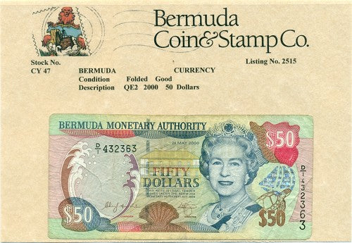 QE2   2000 $50.00 Note