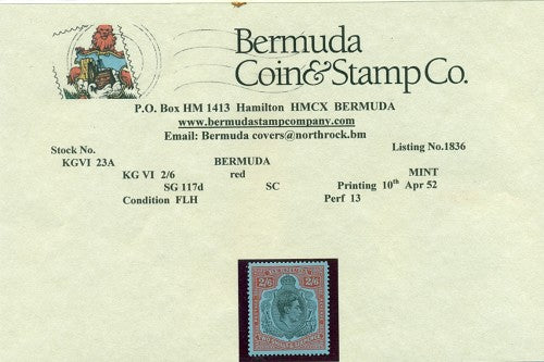2/6 Tenth printing April 1952 -KGVI23a