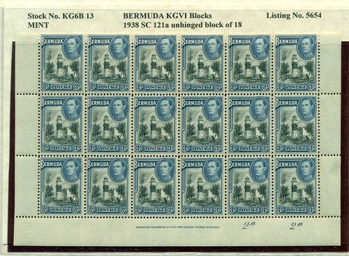 Block of KGVI KG6B 13
