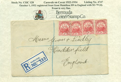 Caravels on Cover 1910-22, 128