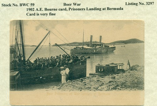 Boer war, 1902 postcard
