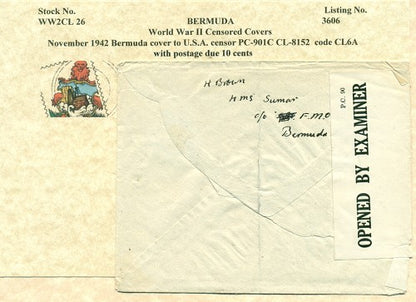 Censor Label PC90-C8152 POSTAGE DUE