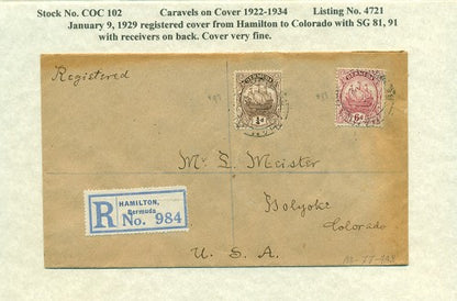 Caravels on Cover 1910-22, 102
