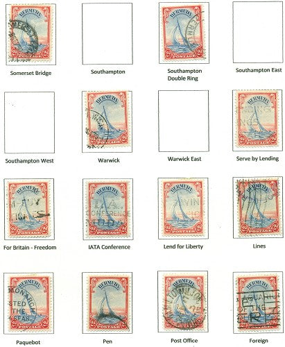 KGV & KGVI Cancels 1936 KGV Definitive KGX 07A