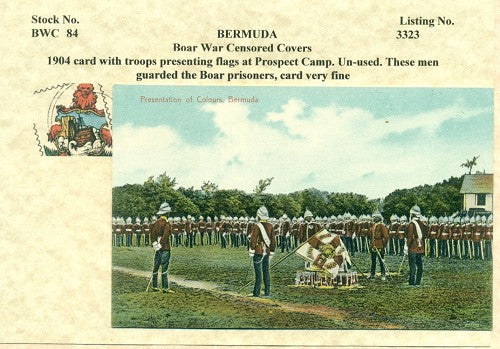 1904 troops card at Prospect