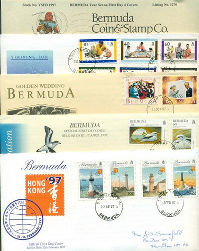 Year Set 1997 on FDC