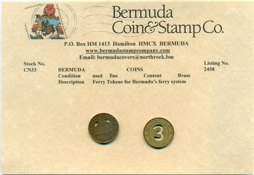 Bermuda Ferry Tokens