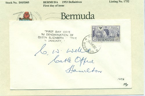 1953 definitives 6 Jan 58