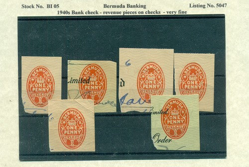 Banking Items - 1940s Bank Check