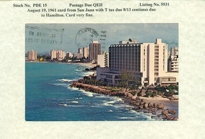 Postage Due QEII PDQ15