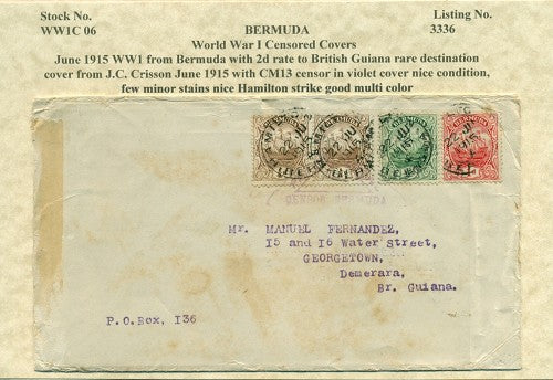 June 1915 British Guiana