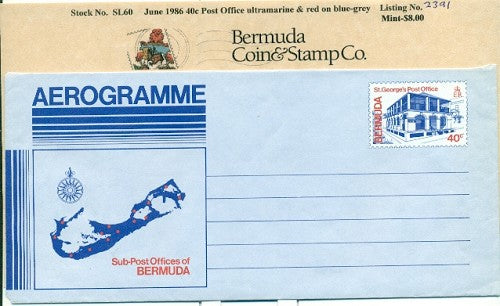 1986 June 40c Air Letter - 2391