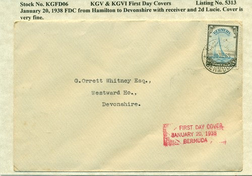 KGVI Blocks on Cover -06