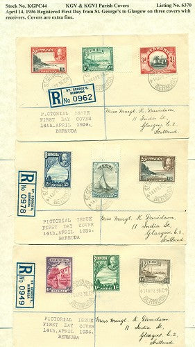 KGV & KGVI Parish Covers St. George's April 13, 1936 KGPC 44