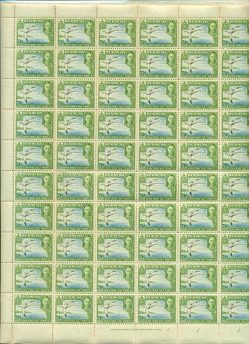 Block of KGVI sheet of 60  KG6B 14