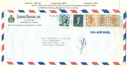 Postage Due QEII PDQ 48