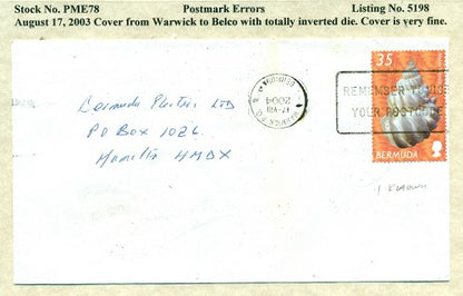 Postmark Error August 17, 2003
