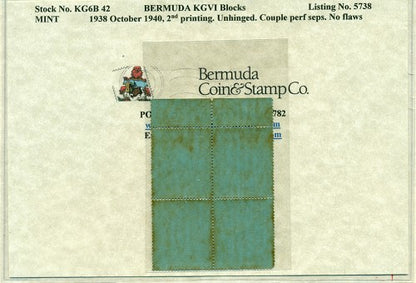 Block of KGVI KG6B 42