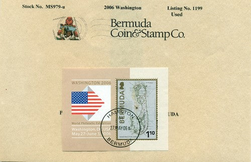 Souvenier sheet - Washington 2006 - used
