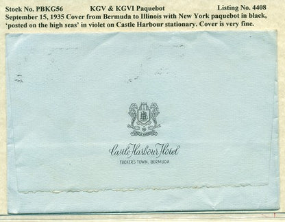 Paquebot Mail from September 15, 1935