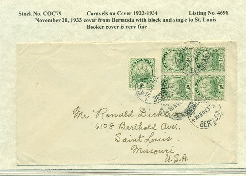 Caravels on Cover 1910-22, 79