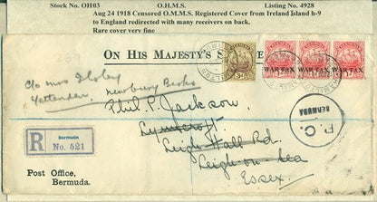 OHMS Hamilton regestered, 1918