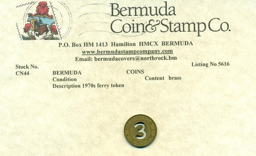 Bermuda Ferry Token CN44