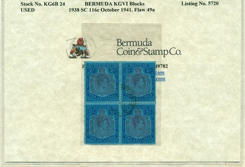 Block of KGVI KG6B 24