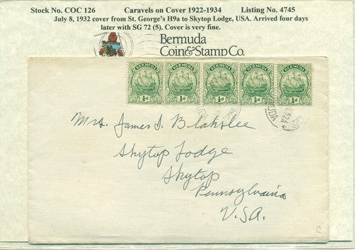 Caravels on Cover 1910-22, 126