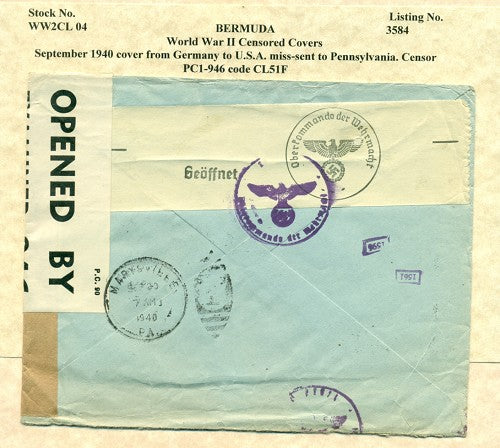 Censor Label PC90 MISSENT GERMANY