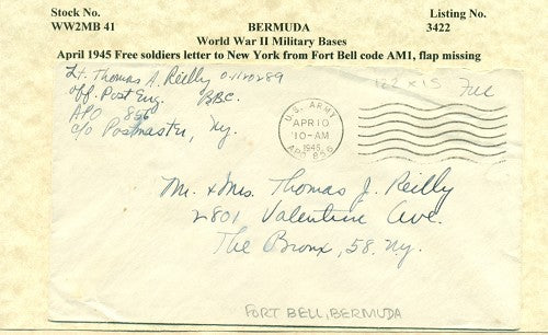 Cover from Bermuda  FORT BELL