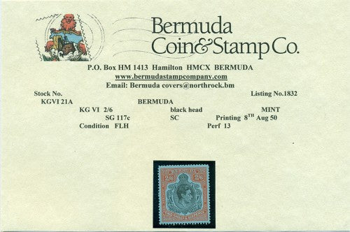 2/6 Eighth printing August 1950 -KGVI21a