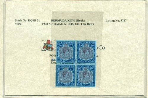 Block of KGVI KG6B 31