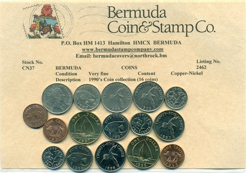 1990's Bermuda Coin Collection