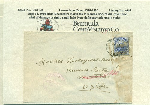 Caravels on Cover 1910-22, 36