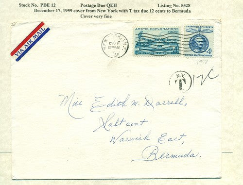 Postage Due QEII PDQ12