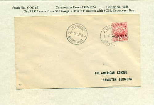 Caravels on Cover 1910-22, 69
