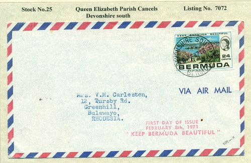 QEII Parish Cancels on Cover Devonshire south PCC25