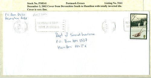 Postmark Error December 3, 2002