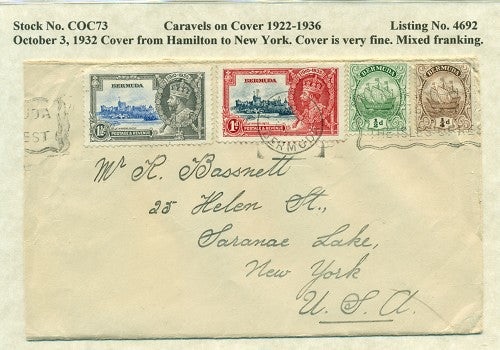 Caravels on Cover 1910-22, 73