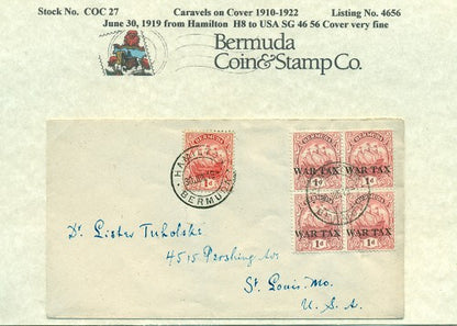 Caravels on Cover 1910-22, 27